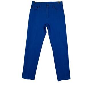 Ralph Lauren Jeans Co. Womens 6 Bright Blue Skinny‎ Straight Stretch Denim